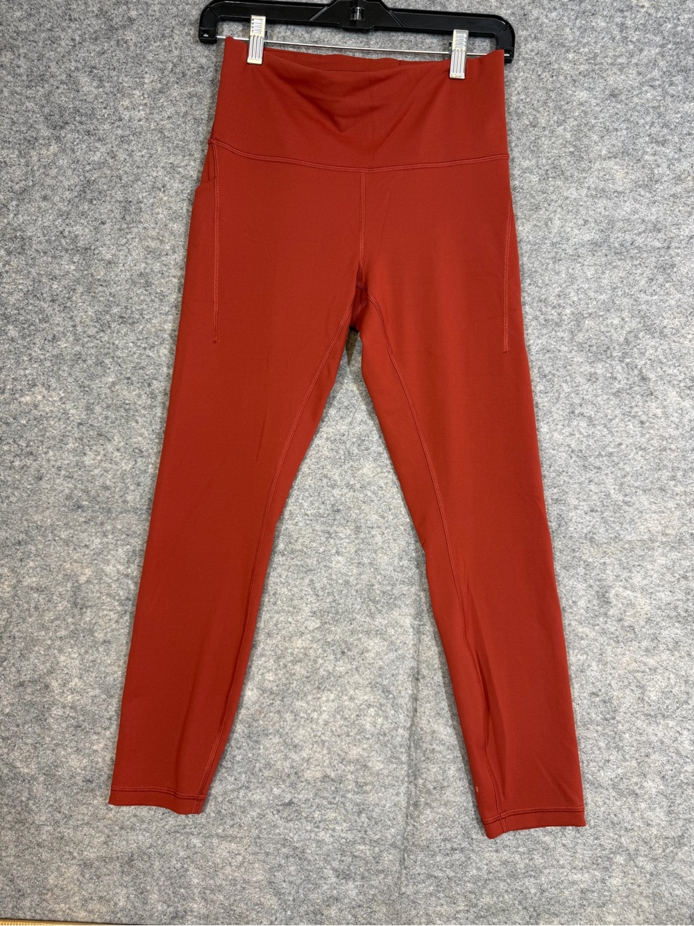 Lululemon Wunder Train  High Rise Leggings Red Size 8 Yoga Athletic Pants